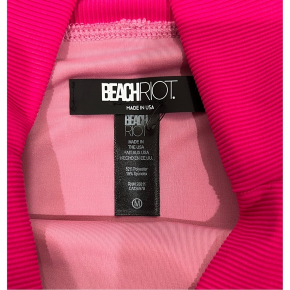 New! Beach Riot Eva Emmy Bottom in Amour Colorblock Size M - Picture 5 of 6